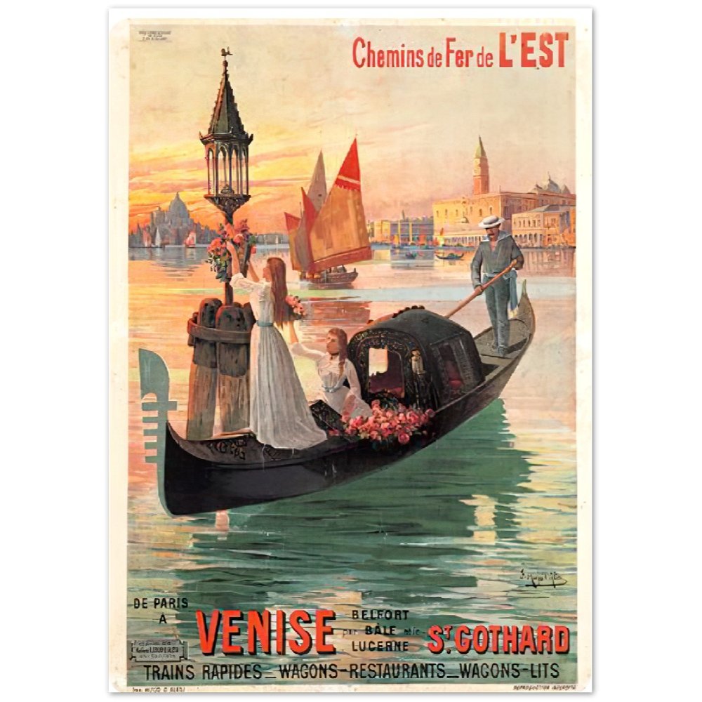 Vintage Poster on Premium Matte Paper - Posterify