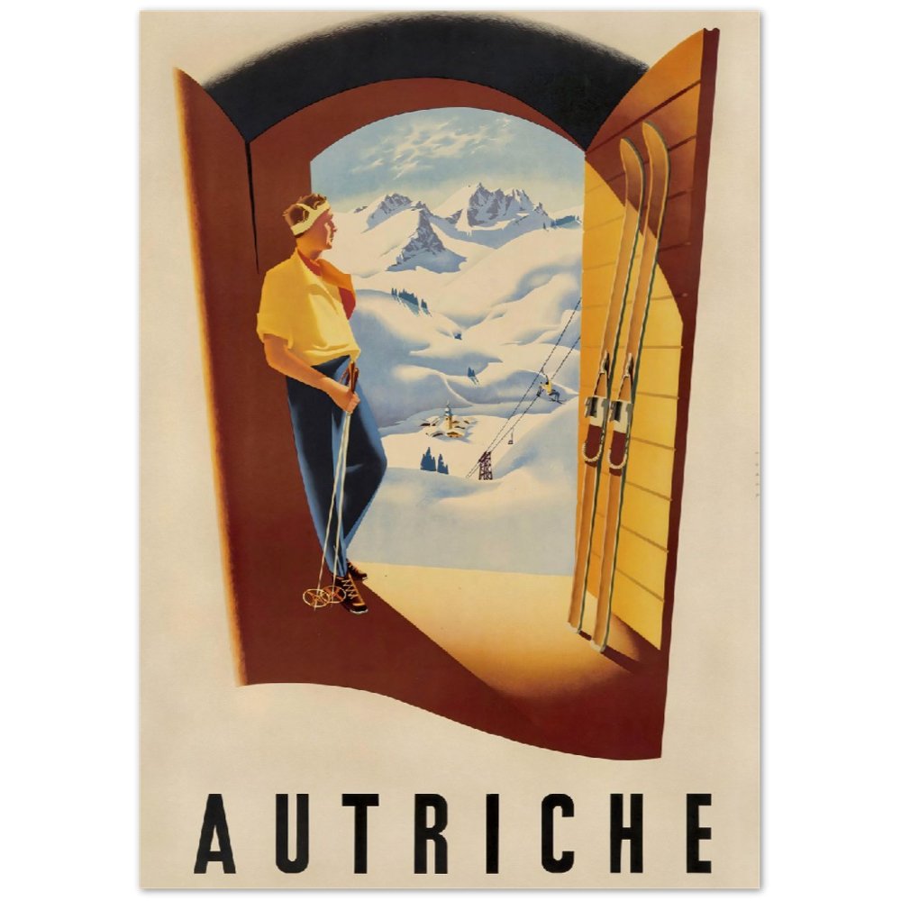 Vintage Poster on Premium Matte Paper - Posterify