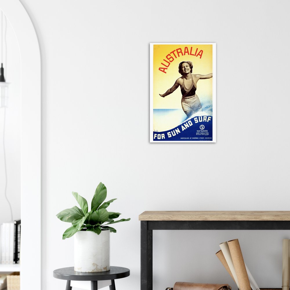 Vintage Poster on Premium Matte Paper - Posterify