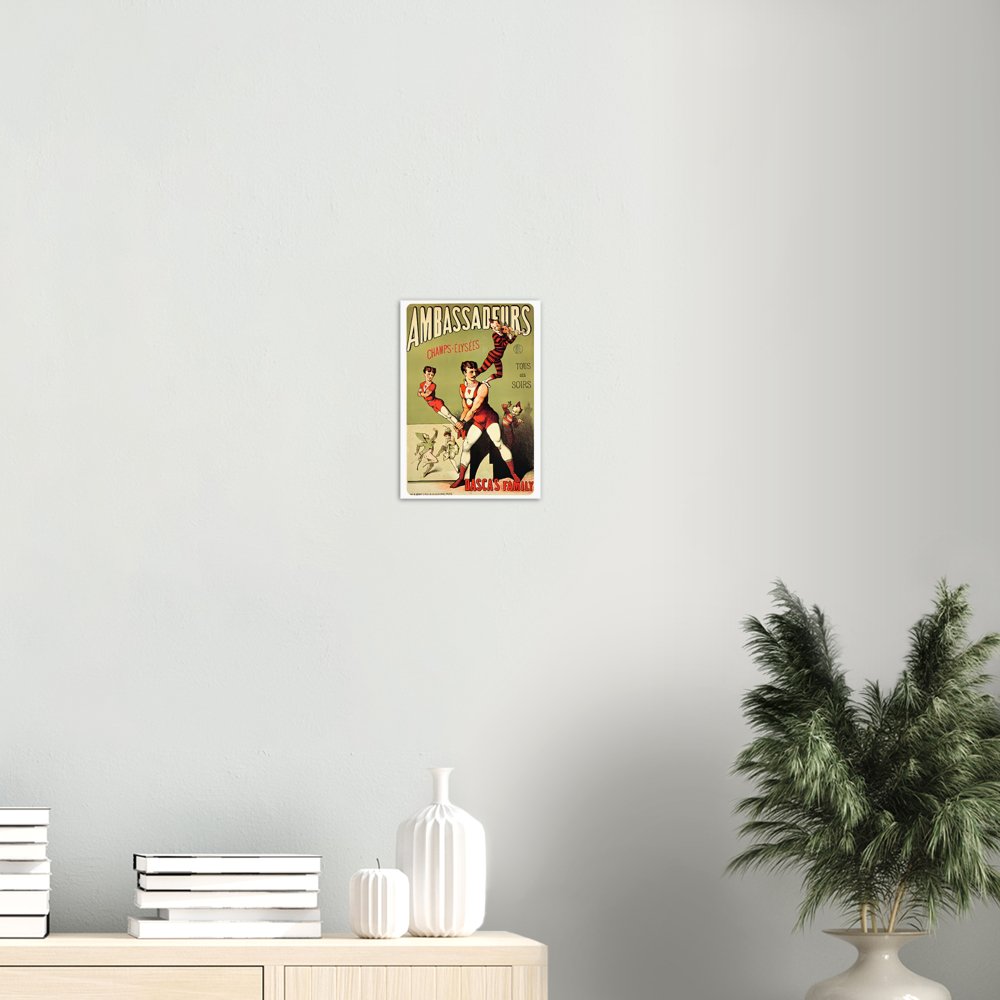 Vintage Poster on Premium Matte Paper - Posterify