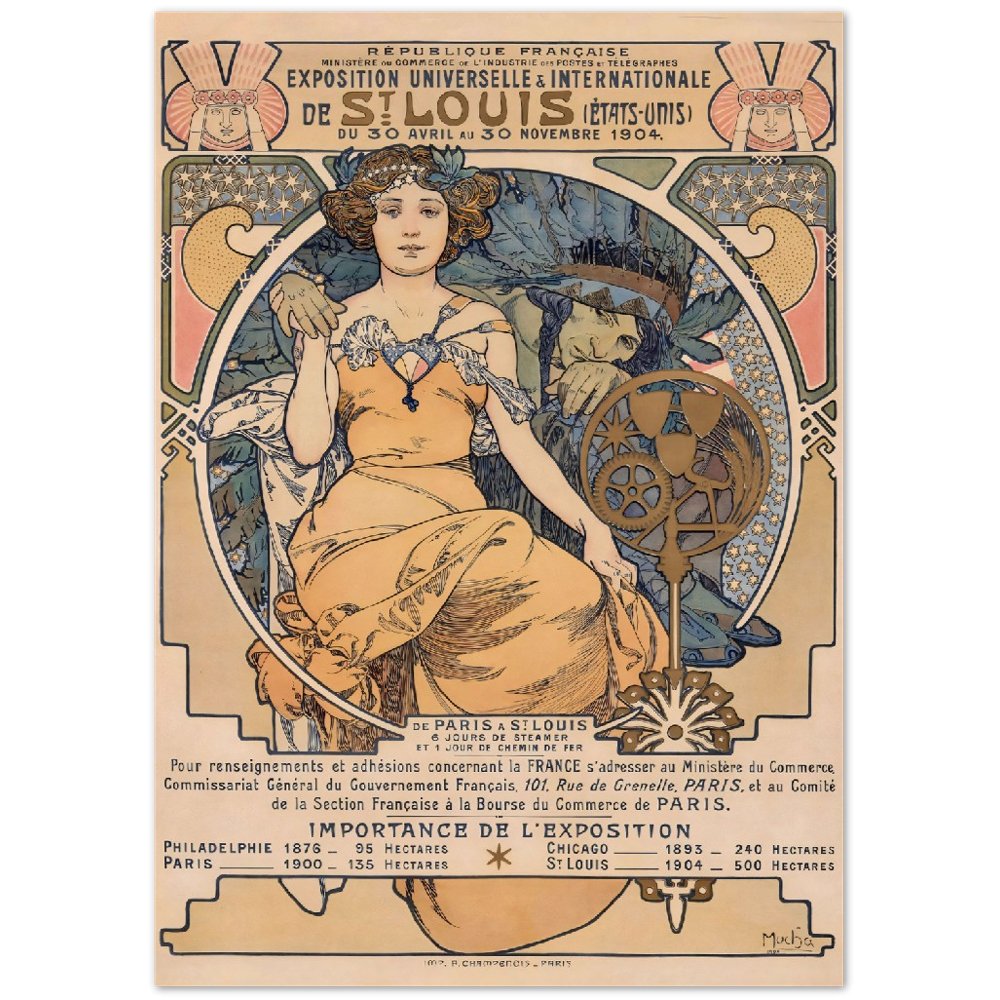 Vintage Poster on Premium Matte Paper - Posterify