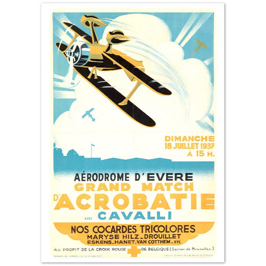 Vintage Poster on Premium Matte Paper - Posterify