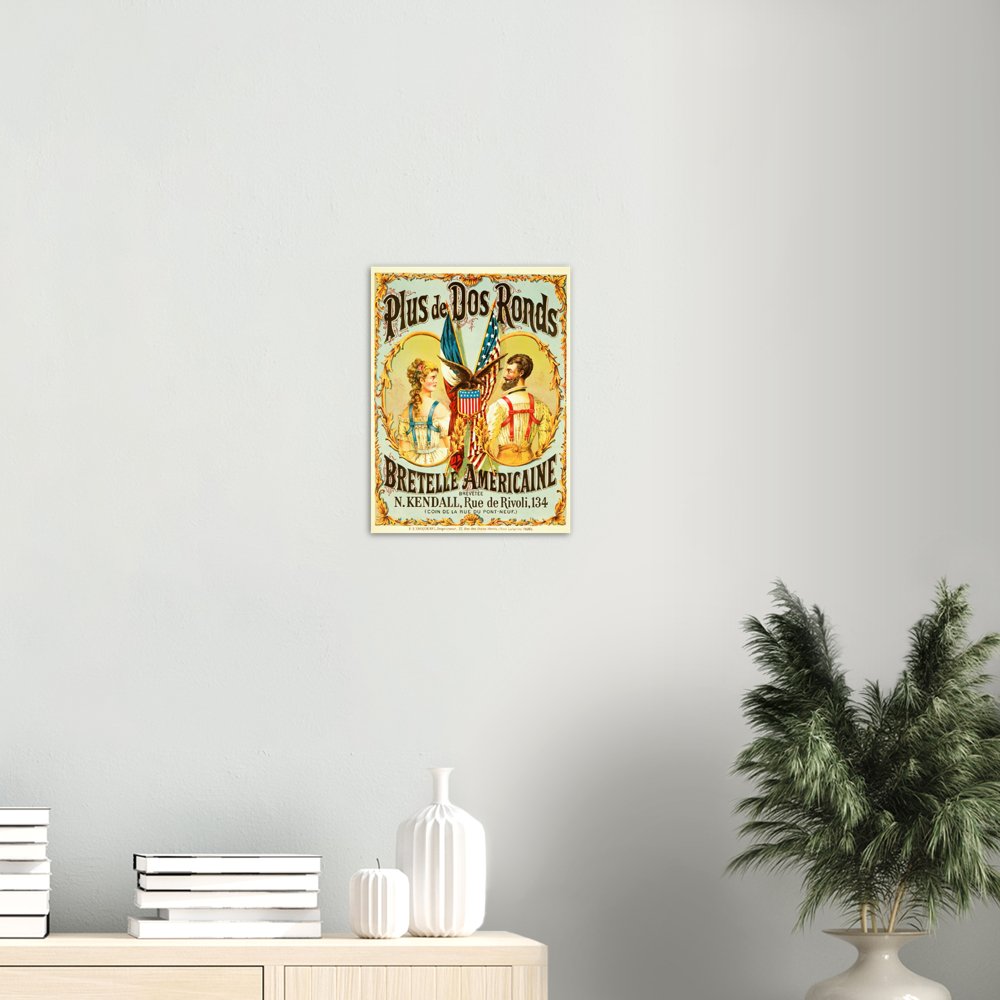 Vintage Poster on Premium Matte Paper - Posterify