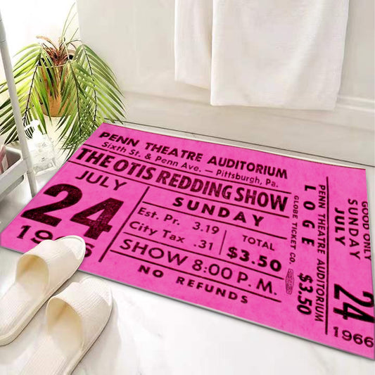 Door Mat Original Concert Ticket 'Otis Redding' - Posterify
