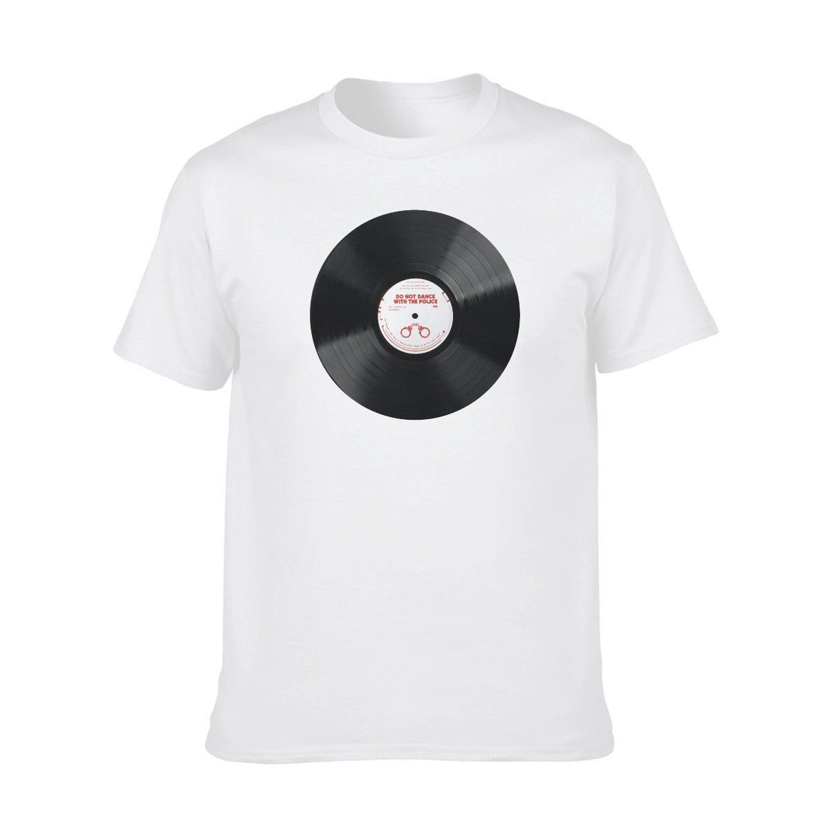 The Police, Do Not Dance, vinyl Record Men's O-neck Short Sleeve T-Shirt | 180GSM Cotton (DTF) - Posterify