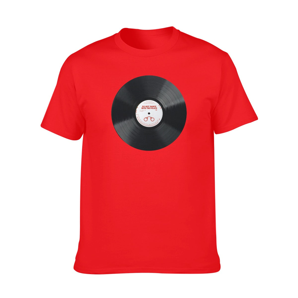 The Police, Do Not Dance, vinyl Record Men's O-neck Short Sleeve T-Shirt | 180GSM Cotton (DTF) - Posterify