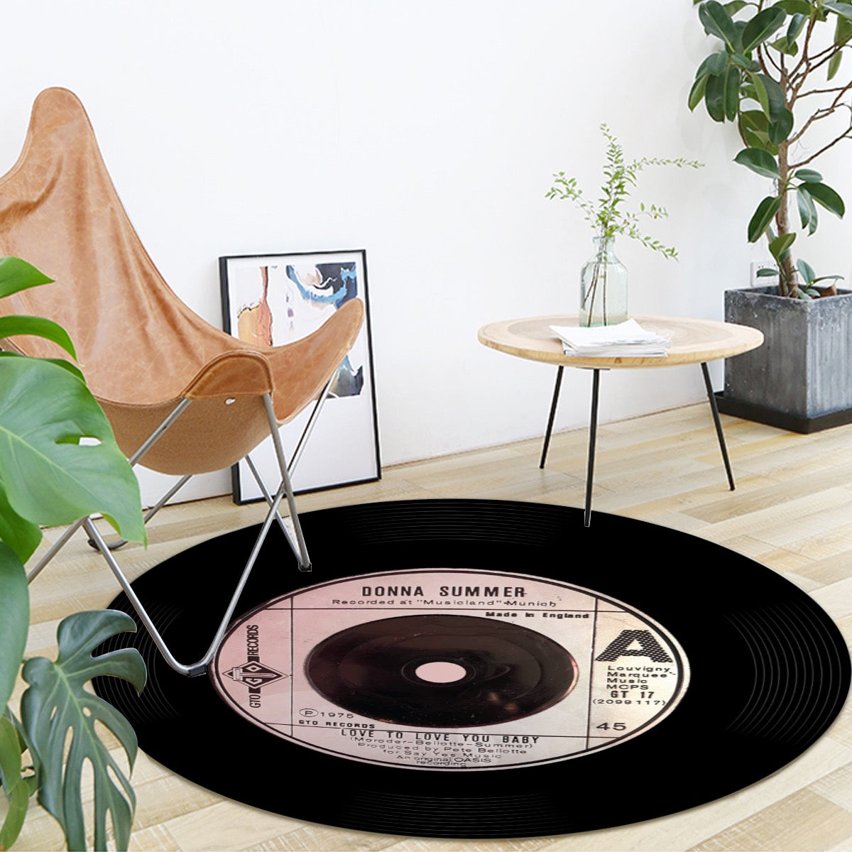 Donna Summer, Love to Love You Baby, Vinyl Record Mat (Can also be used as sound damper on wall) - Posterify