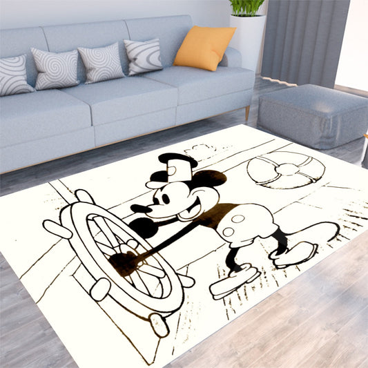 Mickey Mouse 1:st Edition Rectangular Thickened Floor Mat - Posterify