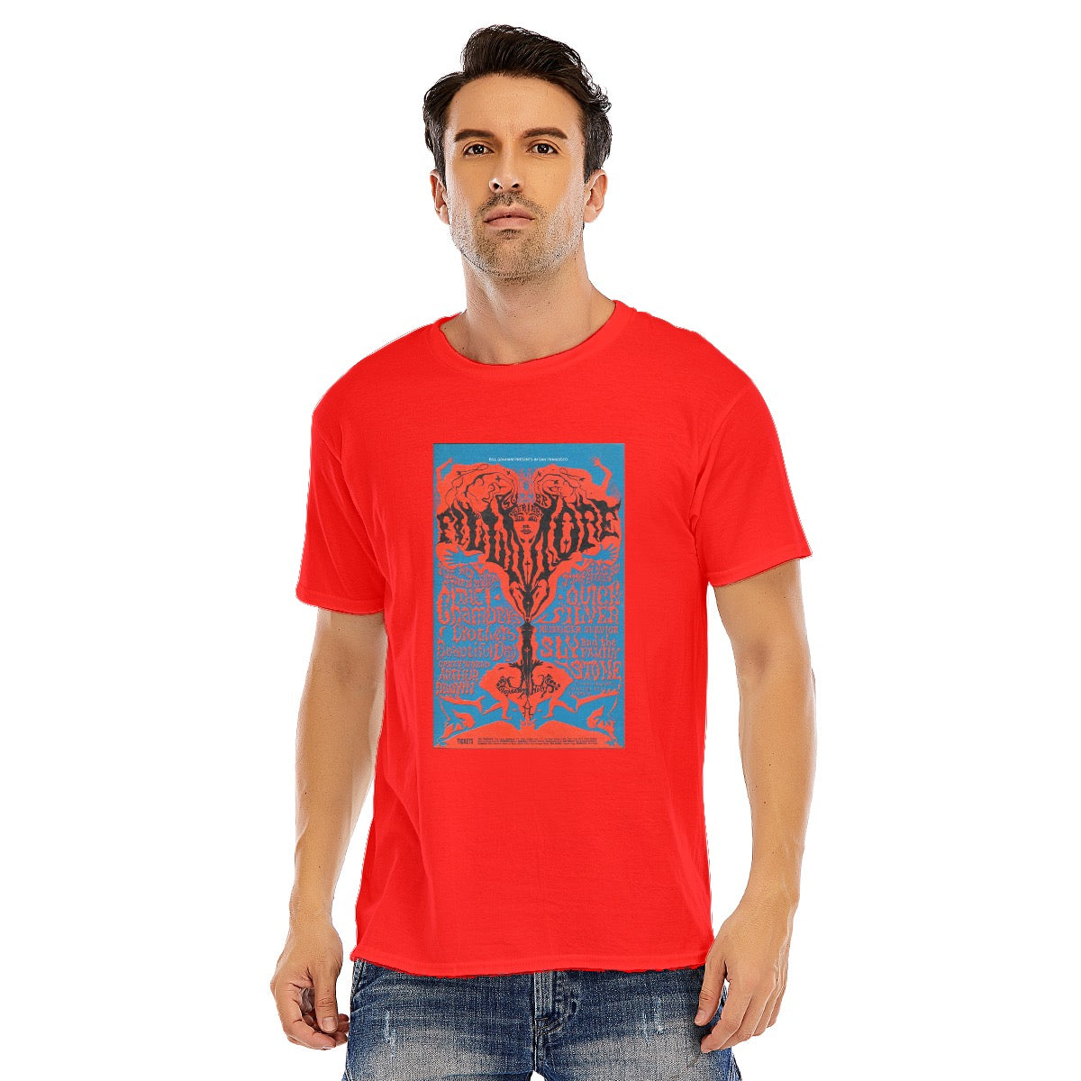 Super Fillmore, Unisex O-neck Short Sleeve T-shirt | 180GSM Cotton (DTF) - Posterify