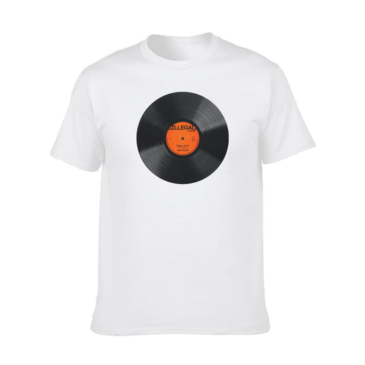 The Police, Fall Out, vinyl Record Men's O-neck Short Sleeve T-Shirt | 180GSM Cotton (DTF)