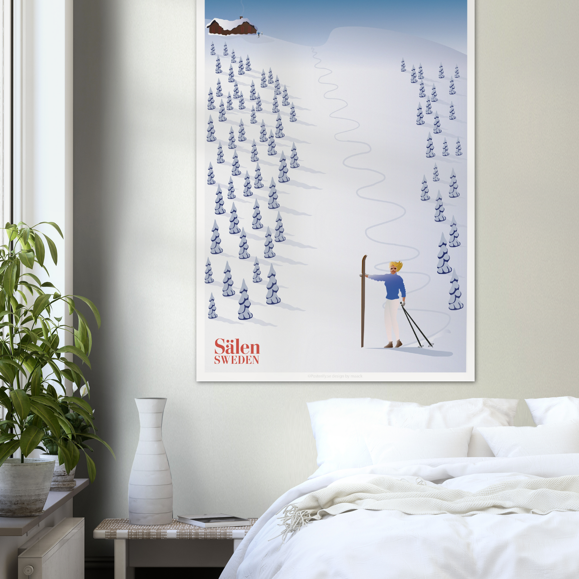 Sälen, Sweden, by Posterify Design, Poster Print on Premium Matte Paper - Posterify