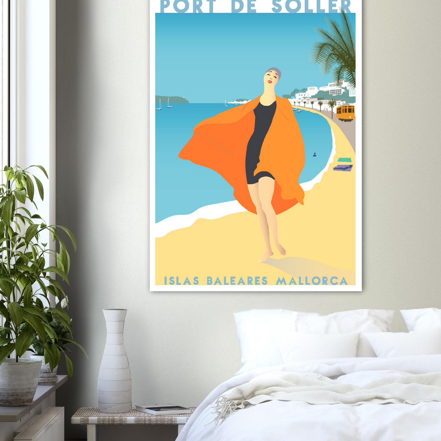Port de Soller, Mallorca, by Posterify design, Print Premium Matte Paper - Posterify