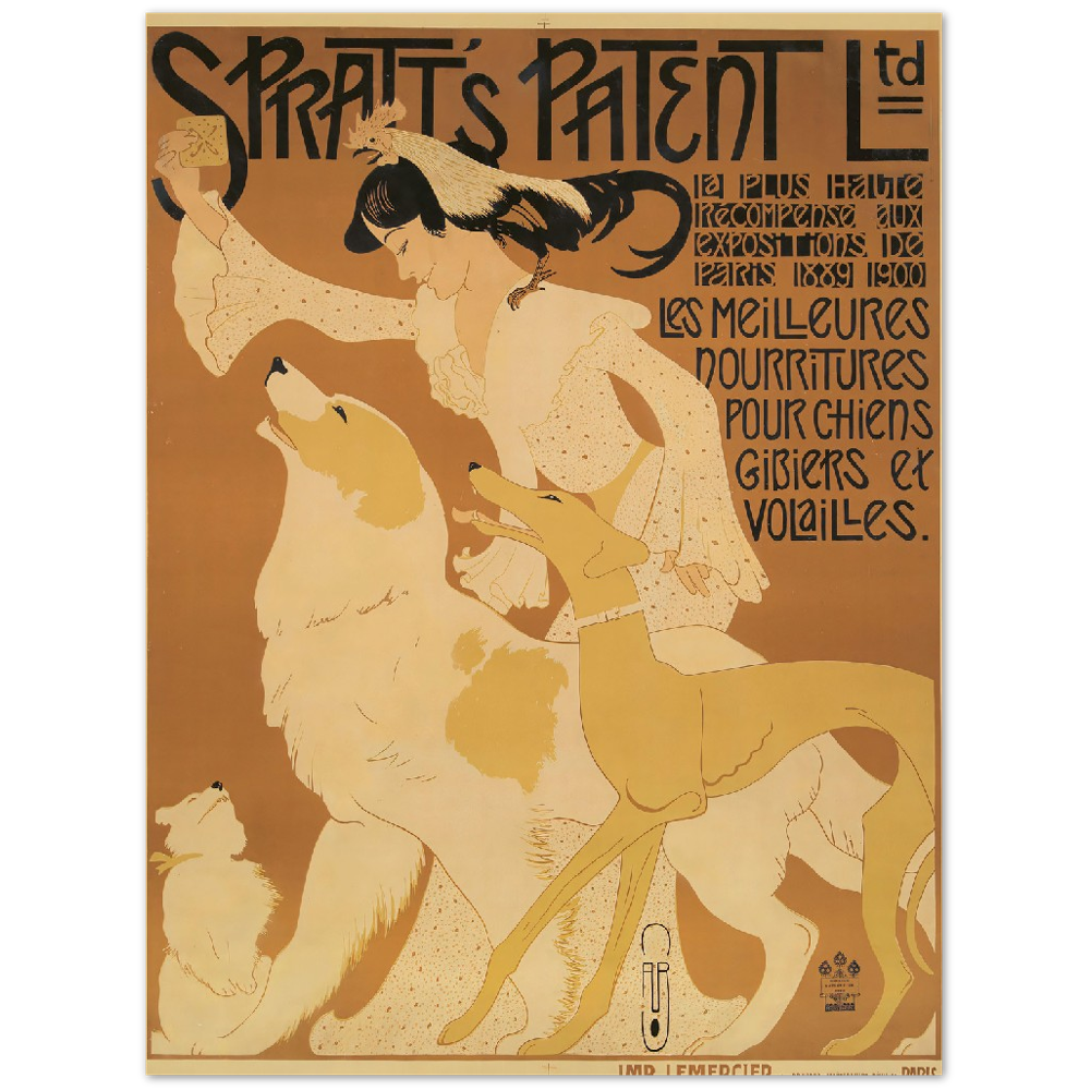 Vintage Poster Print on Premium Matte Paper