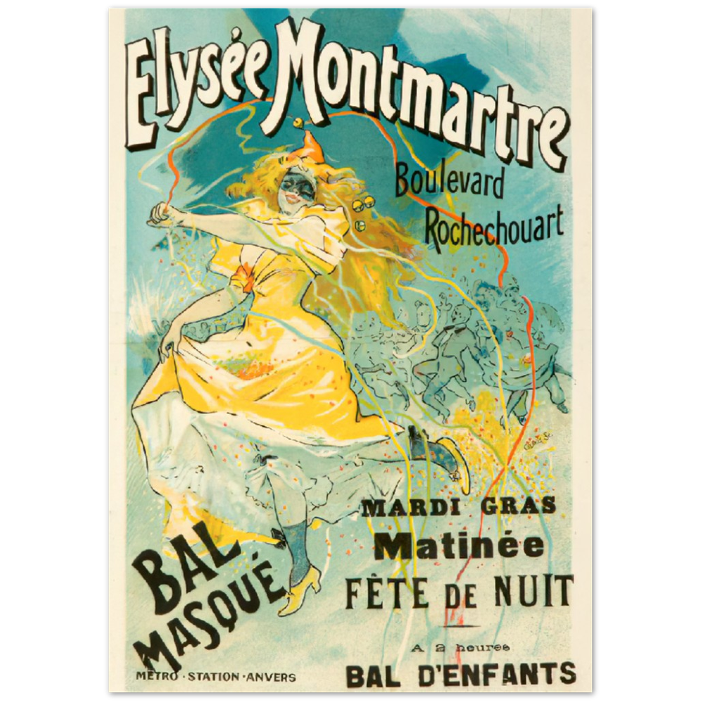 Vintage Poster on Premium Matte Paper