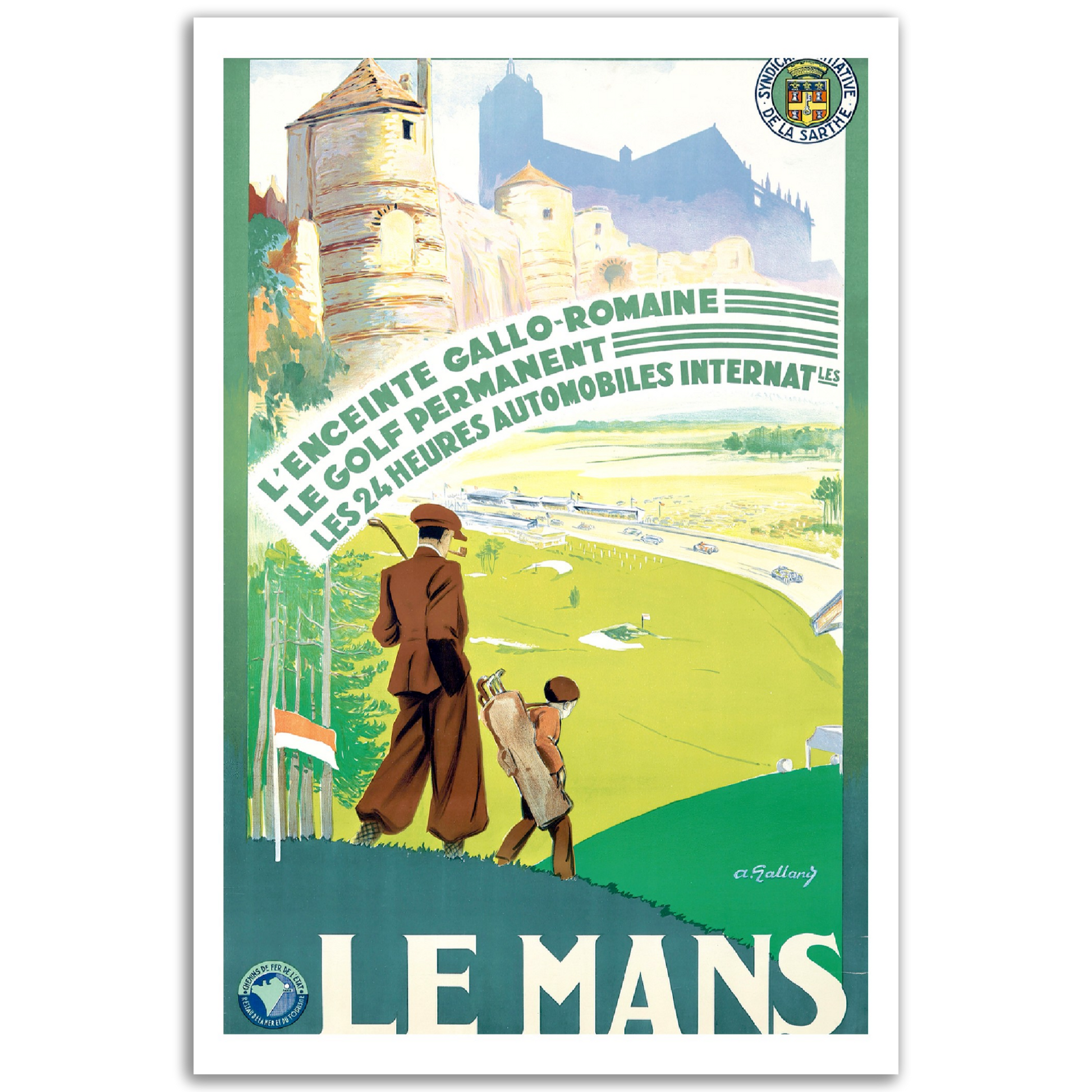 Vintage Poster on Premium Matte Paper - Posterify