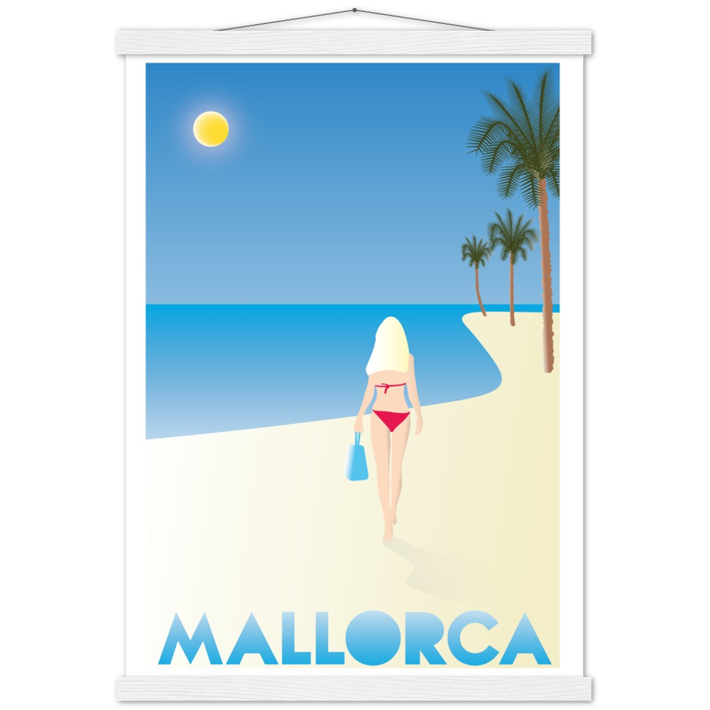 Mallorca Poster & Hanger, by Posterify Design. - Posterify
