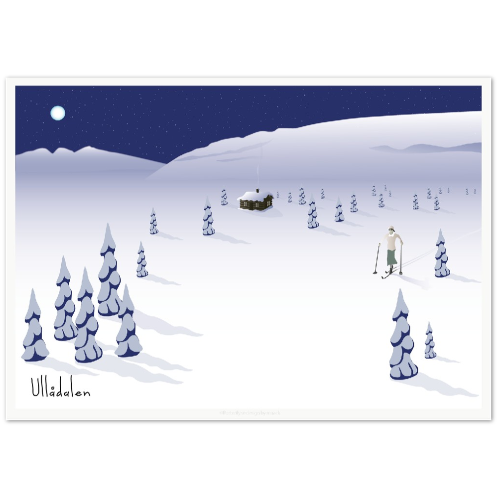 Ullådalen, Åre, Sweden, by Posterify design, Poster on Premium Matte Paper - Posterify