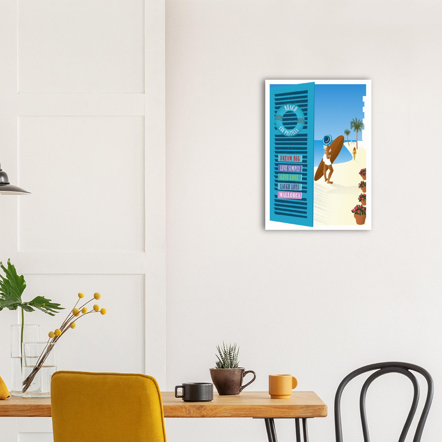 Can Pastilla, Mallorca, Poster on Premium Matte Paper by Posterify Design - Posterify