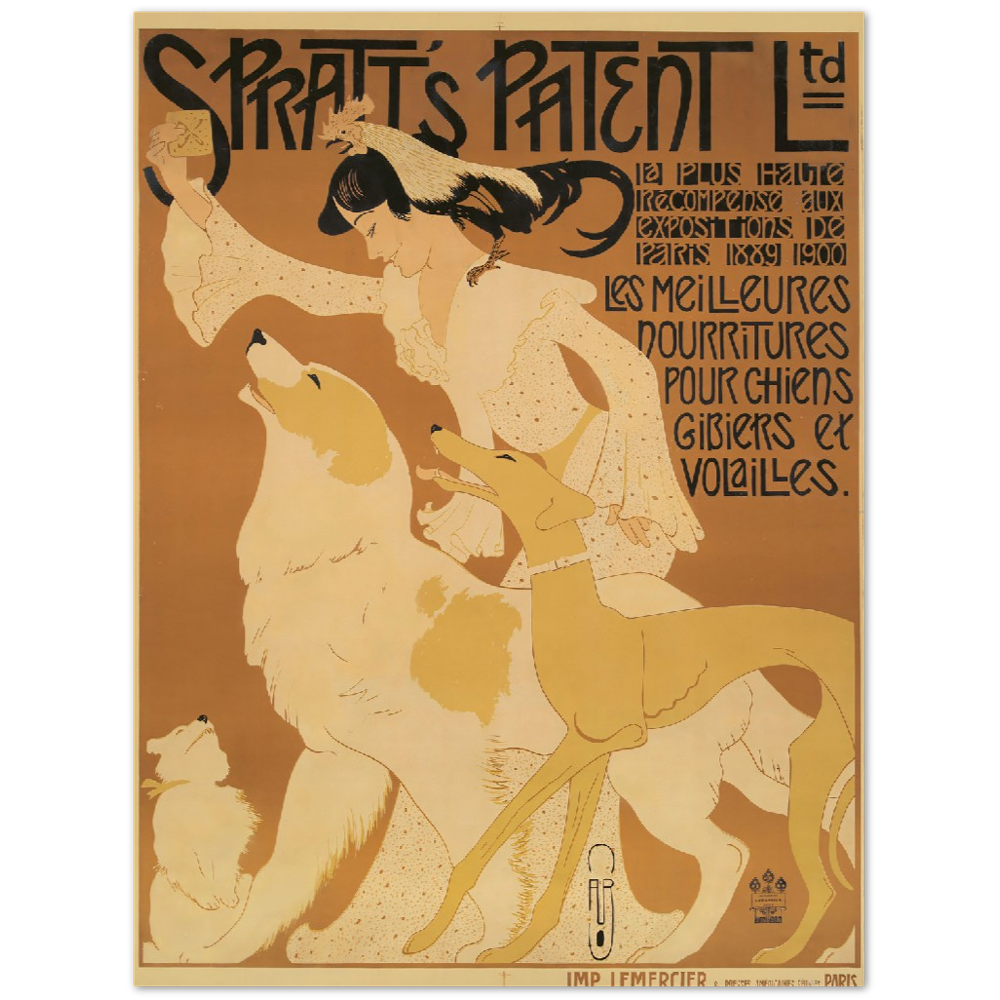 Vintage Poster Print on Premium Matte Paper