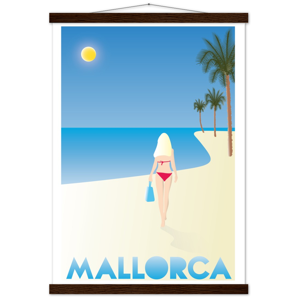 Mallorca Poster & Hanger, by Posterify Design. - Posterify